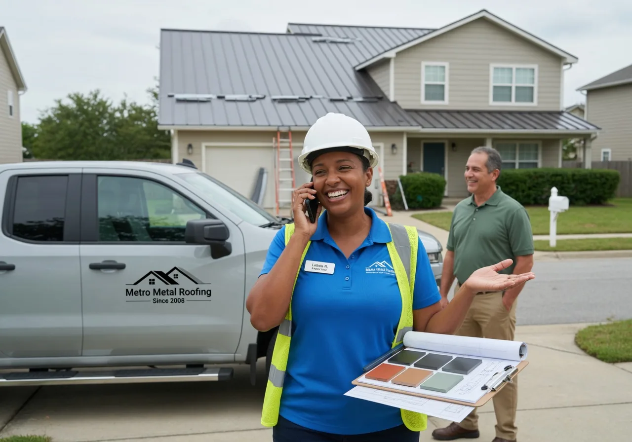 Storm Damage Metal Roof Repair in Fishertown, PA